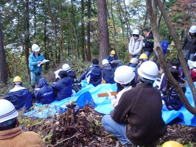 シイタケ栽培の講話