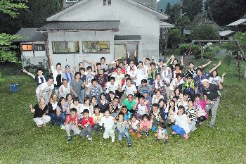 雨が降る前に記念撮影